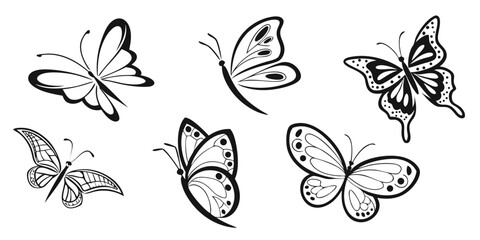 butterfly-creative-vector-icons-set---8-minimalist