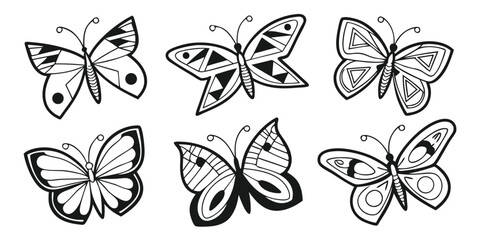 butterfly-vector-geometric-icons-set---8-minimalis