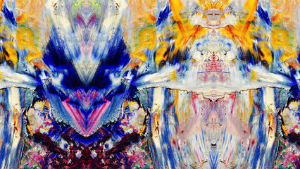 Abstract art background . Hand painting artwork on canvas .