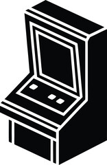 Arcade Icons vector on transparent background