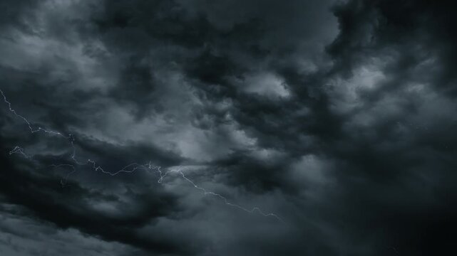 Dynamics of Dark Clouds, Rainfall Patterns, and Lightning Events: Understanding Their Impact on Weather Systems and Environmental Conditions with Scientific Implications for Meteorology Weather System