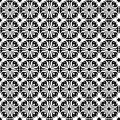 black and white seamless pattern