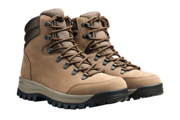 Rugged Tan Hiking Boots