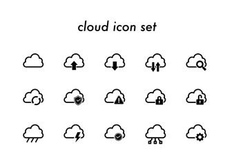 クラウドアイコンセット