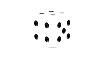 suspenseful 3d dice roll a highstakes game of chance, perfect for gambling, risk, and luck themed projects, isolated on transparent background