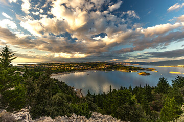 Lopar in Croatia, Paradise Beach on the island of Rab, Premuzić Trail