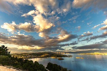 Lopar in Croatia, Paradise Beach on the island of Rab, Premuzić Trail