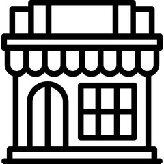 Loft with windows Icon Vector Element