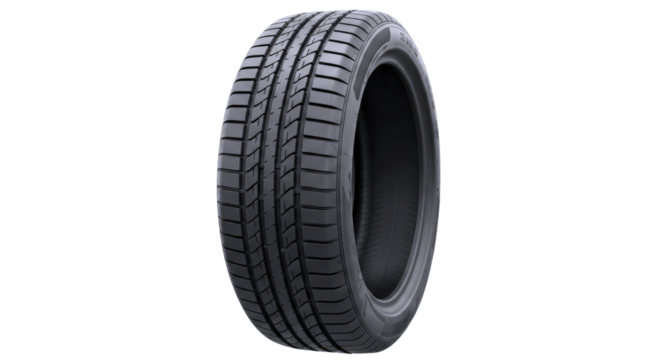 highperformance 3d tire model realistic texture, detailed tread, and perfect for automotive simulations, isolated on transparent background