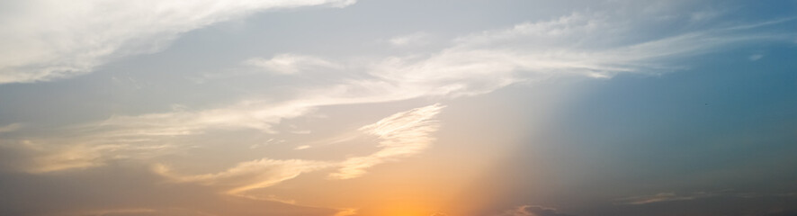 sun rays and clouds