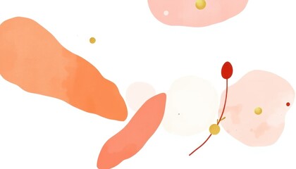 Minimalist Artistic Illustration with Abstract Shapes