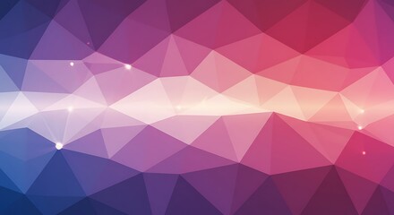 Obraz premium Vibrant Geometric Abstract with Shimmering Highlights