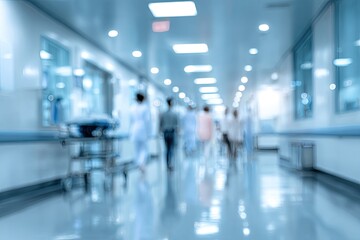 Blurred hospital corridor (1)
