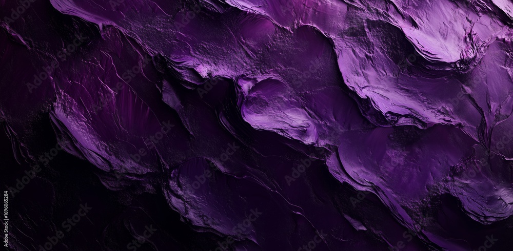 Poster vibrant purple texture with layered paint creating depth and dimension in a captivating abstract des
