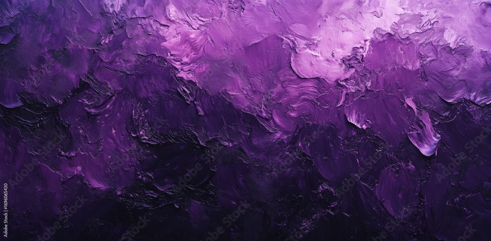 Poster textured purple background with abstract swirls showing depth and richness in color.