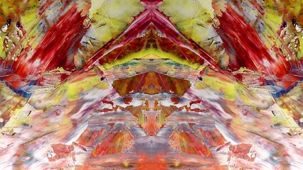 Abstract art background . Hand painting artwork on canvas .