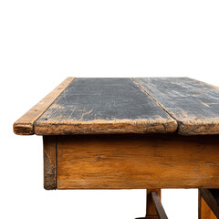 Close-up of aged wooden table top