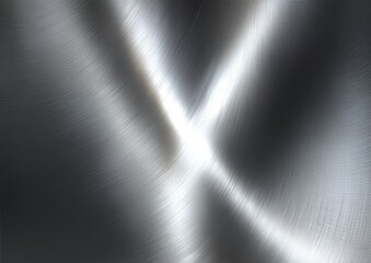 Polished metal surface with a brushed finish