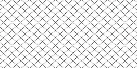 Fototapeta premium Net texture pattern on white background. Net texture pattern for backdrop and wallpaper. Realistic net pattern with black squares.