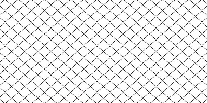 Net texture pattern on white background. Net texture pattern for backdrop and wallpaper. Realistic net pattern with black squares.
