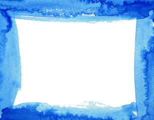 ブルーのペイントフレーム 04