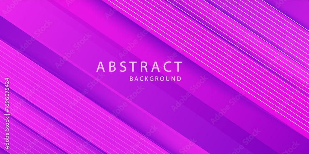 Poster abstract overlap 3d background with gradient purple and blue design. simple trendy pattern backgroun