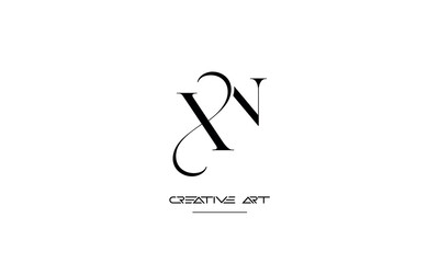 NX, XN, N, X abstract letters logo monogram