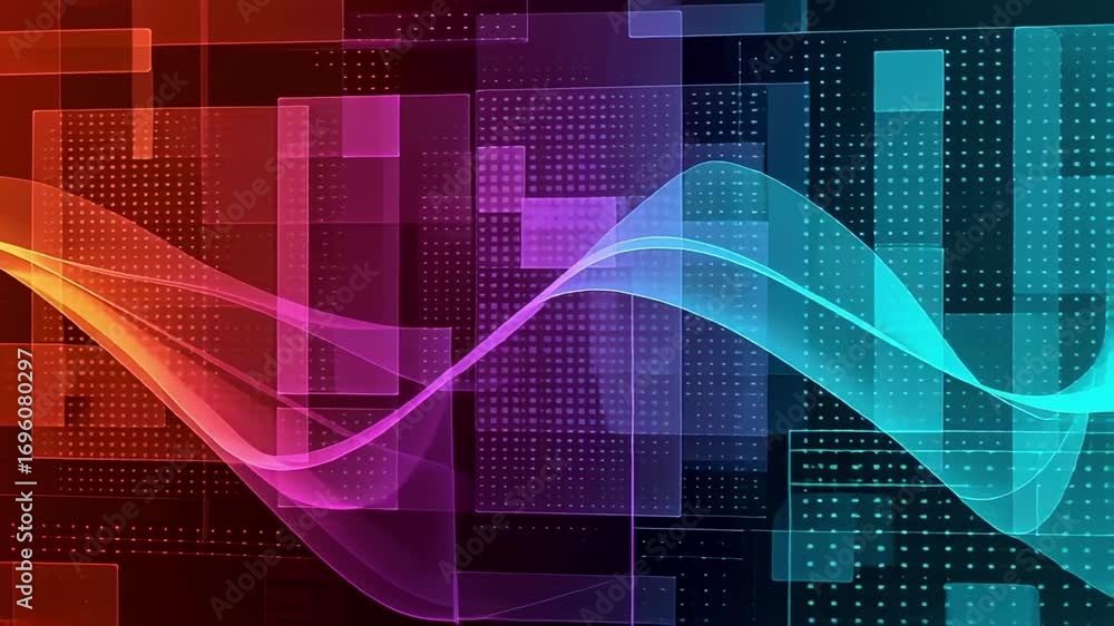 Poster abstract background with colorful geometric shapes for wallpaper and presentation 100