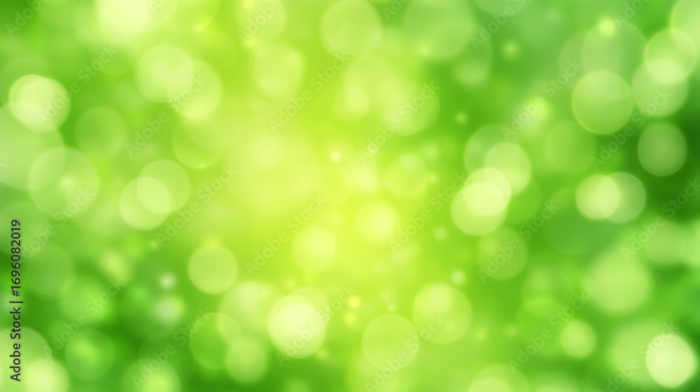 Poster ethereal sparkling nature background with soft green hues and dreamy botanical patterns for serenity