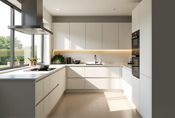 modern kitchen in modern style