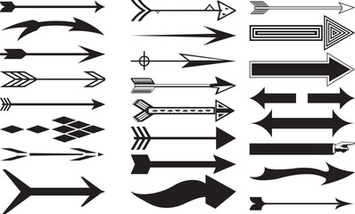 Arrows special Eps, Vector Images Black and White