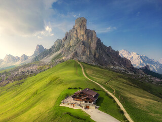 mountain landscape in the alps