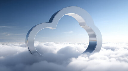 photographic slide fading into cloud storage icon archival digitization concept illustration concept scene visual for commercial design use high detail quality stock image illustration concept scene