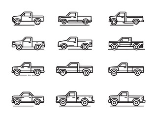 Pickup Truck Hauling Cargo With Ease