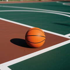 close-up photograph of an orange basketball