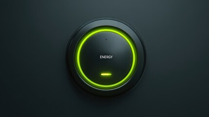 Energy management control interface modern home digital display minimalist design user-centric concept