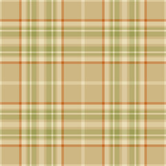 Linear pattern textile check, net plaid texture seamless. Thanksgiving background fabric tartan vector in light and yellow colors.