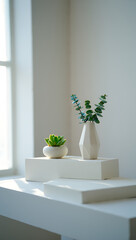 Fototapeta premium modern living room with a window