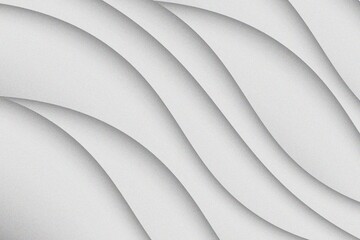 Vector gray line background curve element with white space for text and message design, overlapping layers,