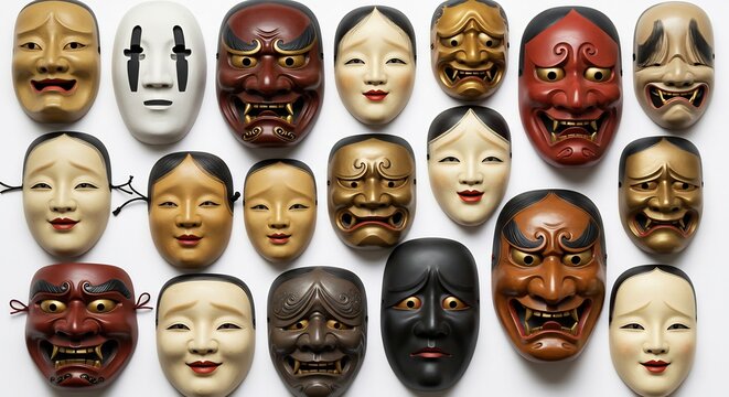 能面 Images – Browse 368 Stock Photos, Vectors, and Video | Adobe