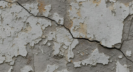 Obraz premium cracked peeling paint wall texture background