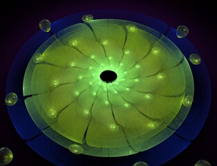 Fototapeta premium Imaginatory fractal abstract background Image