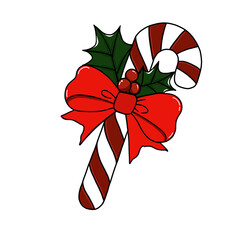 christmas bells with red bow