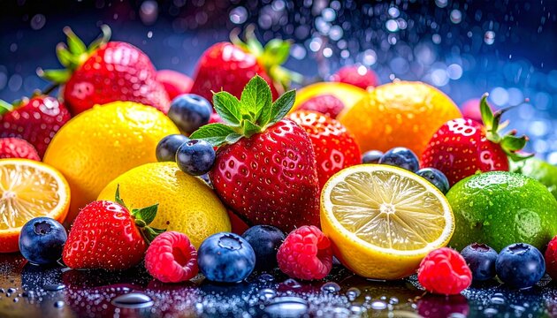 Frisches Obst eiskalt 