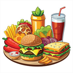 Food vector, Food  design, Food  concept, Food  post, Food  cartoon, Food  icon, Food  template, Food  art, Food  topics, Food doodle