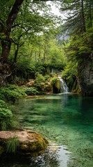 Tranquil forest pool