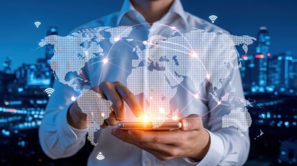 Global Network Connection with Mobile Technology