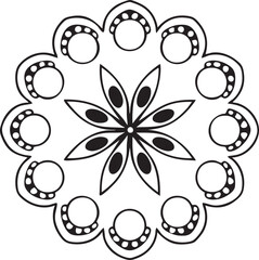 Ornamental luxury mandala pattern design