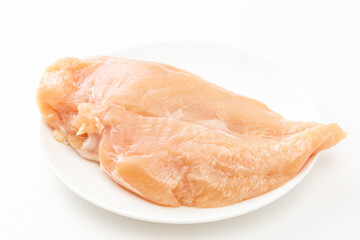 鶏胸肉　白バック