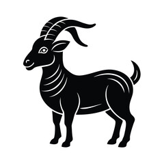 Chinese Zodiac Goat Icon Illustration